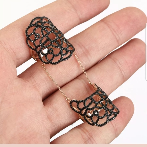 Dual one finger black onyx harness - Picture 3 of 3